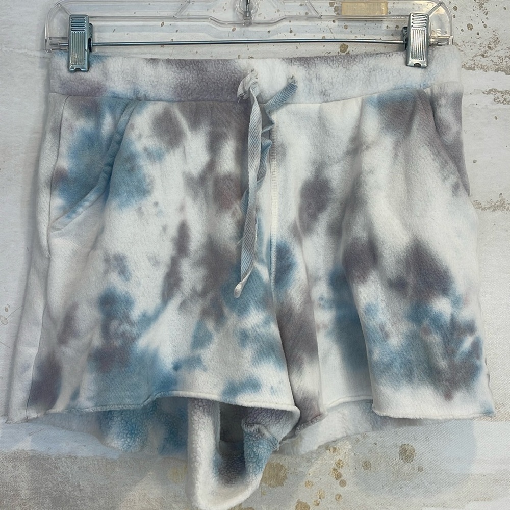 Free People Shorts Blue/Grey/White - size small